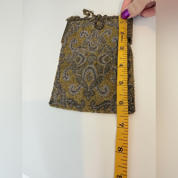Antique French 1900’s Micro Bead Purse